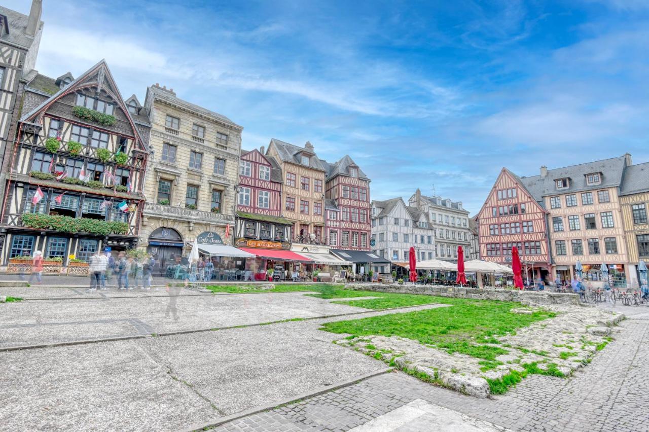 Glamour Chic En Hyper Centre Pour 4 - Wifi - Sauna Pour 2 - Mylittlestay Rouen Eksteriør bilde